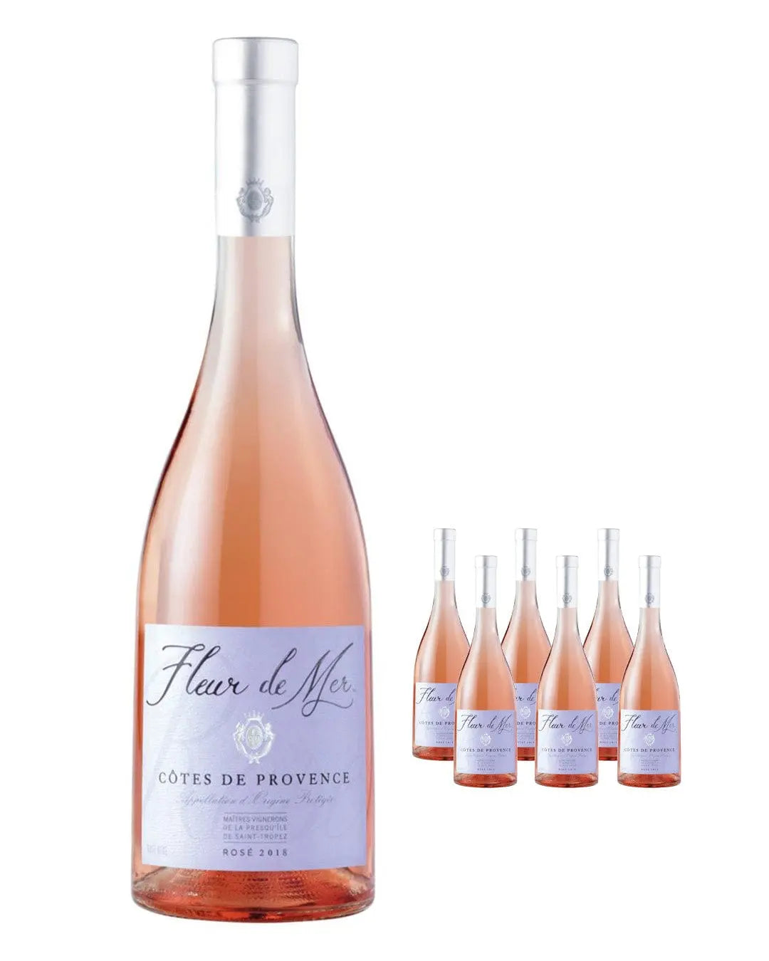 Fleur de Mer Provence Rose 2018 Wine Case, 6 x 75 cl Wine Cases