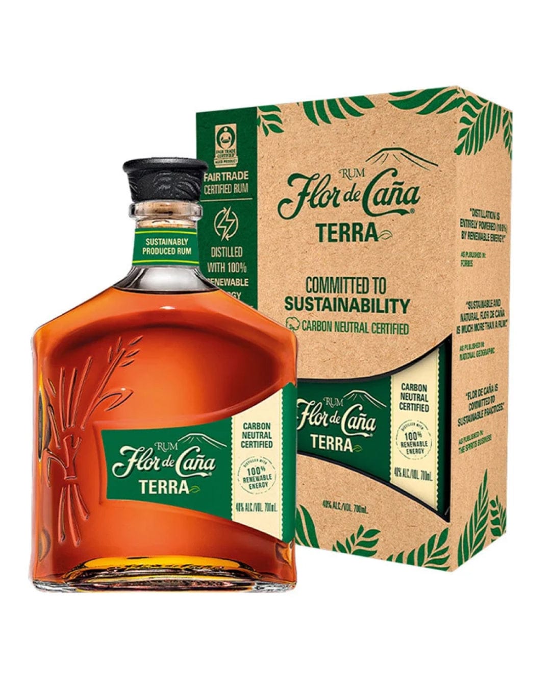 Bio Rum Flor De Caña 15 Years Old Eco Rum, 70 cl – The Bottle Club