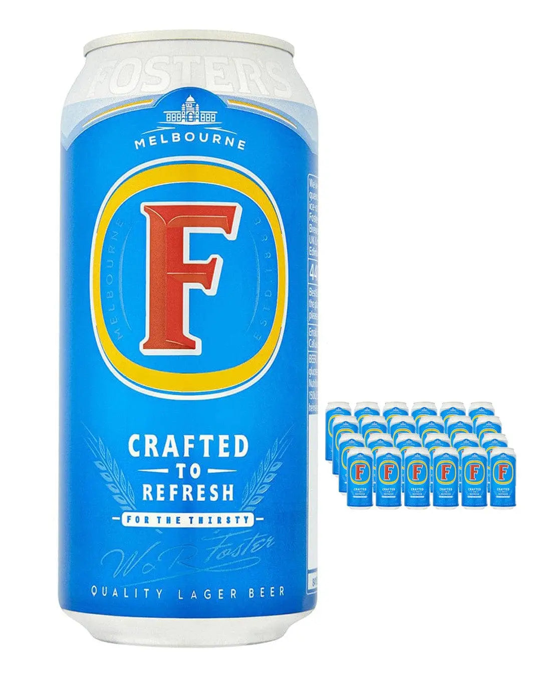 Foster's Australian Lager Multipack, 24 x 440 ml Beer