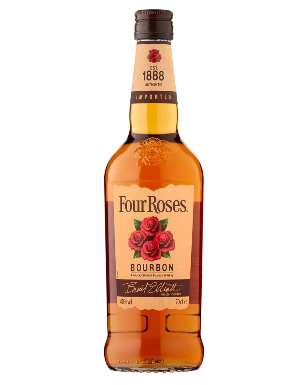 Four Roses Yellow Label Bourbon Whiskey, 70 cl Whisky 5000299101100