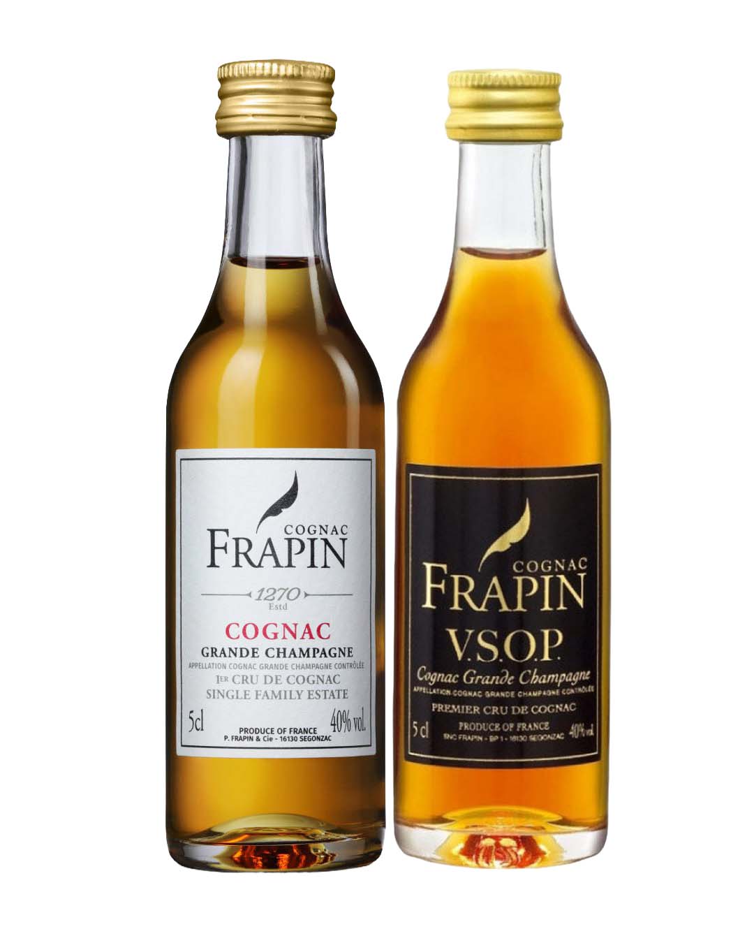 Frapin Cognac Miniature Duo, 5 cl Spirit Miniatures