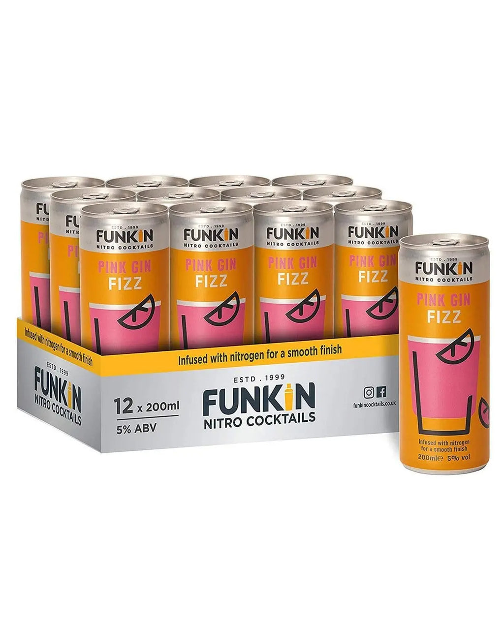 Passion Fruit Martini Funkin Nitro Blue Raspberry Martini Cans 200ml ...