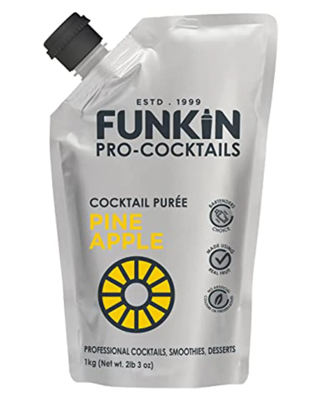 Funkin Pro Pineapple Purée, 1 kg Cocktail Essentials 5060065300595