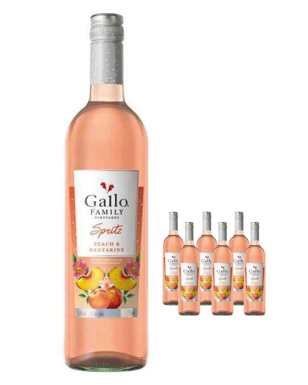 Gallo Family Vineyards Spritz Peach & Nectarine Wine Case, 6 x 75 cl Wine Cases