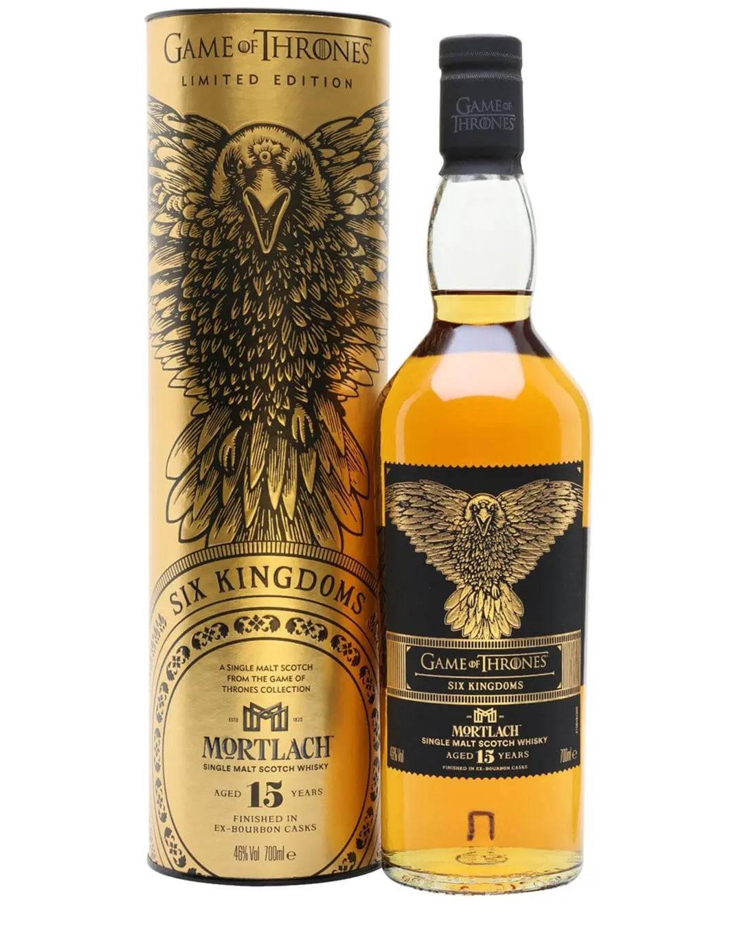 Game of Thrones Six Kingdoms - Mortlach 15 Year Old Select Reserve Malt Whisky, 70 cl Whisky 5000281060545