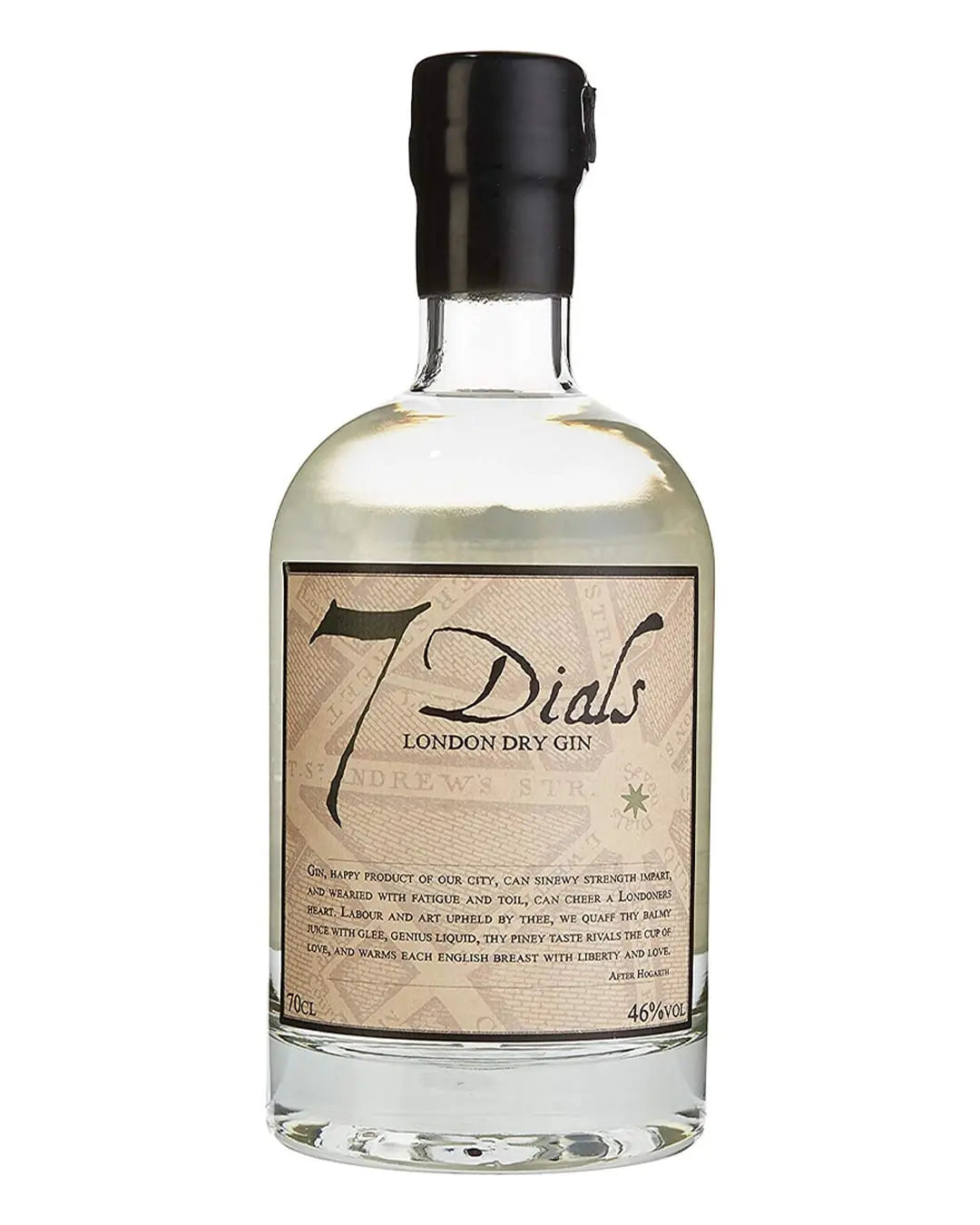 7 Dials London Dry Gin, 70 cl Gin 5052598010126