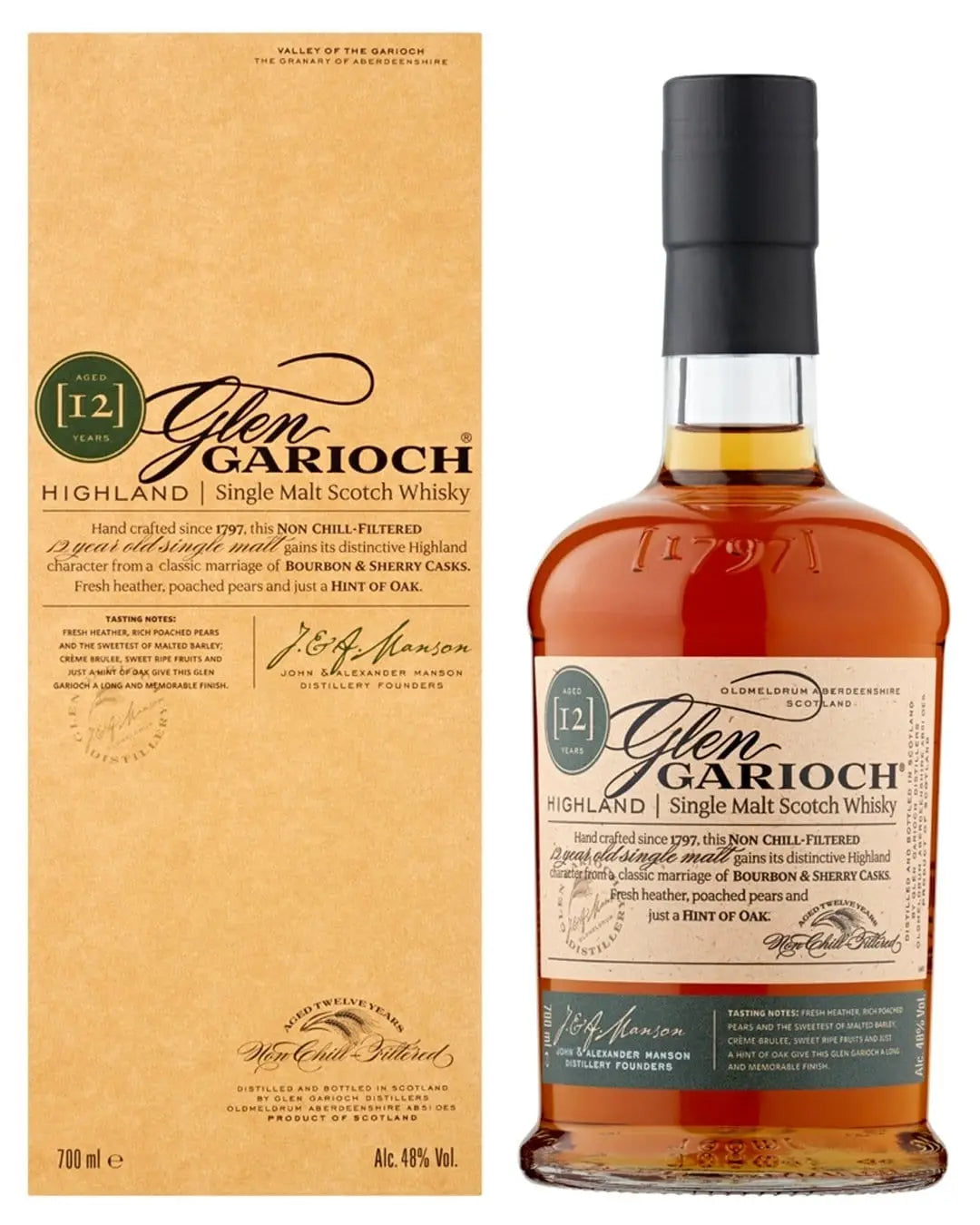 Glen Garioch 12 Year Old Whisky, 70 cl Whisky 5010496002186