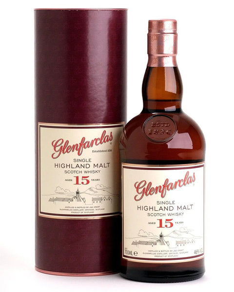 Glenfarclas 15 Year Old Single Malt Whisky, 70 cl – The Bottle Club