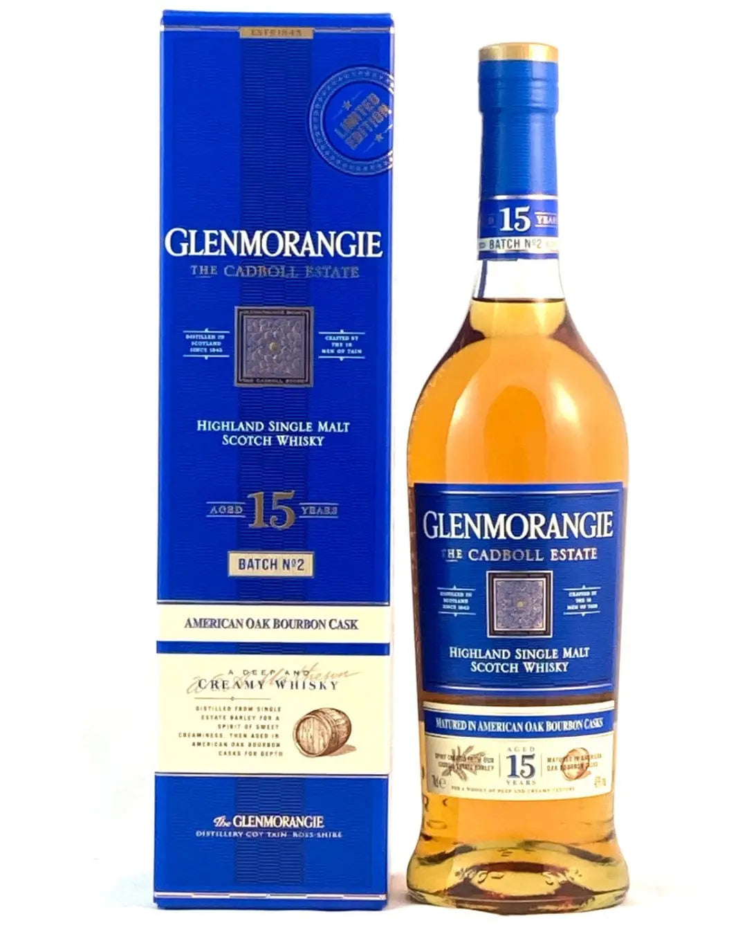 Glenmorangie 15 Year Old The Cadboll Estate 3 Whisky, 70 cl Whisky 5010494971637