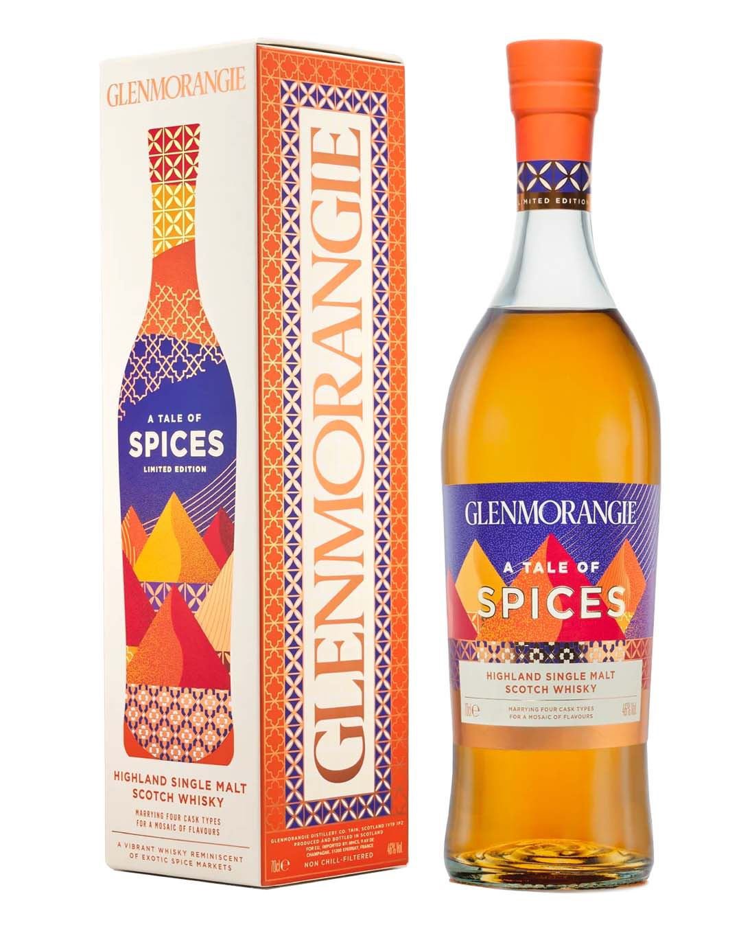 Glenmorangie A Tale of the Spices Highland Single Malt Scotch Whisky, 70 cl whisky