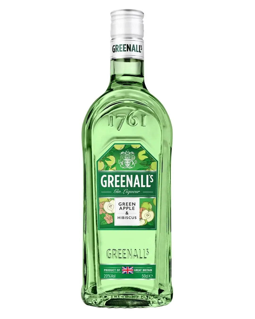 Greenall's Green Apple & Hibiscus Gin Liqueur, 50 cl Gin 5010296005066