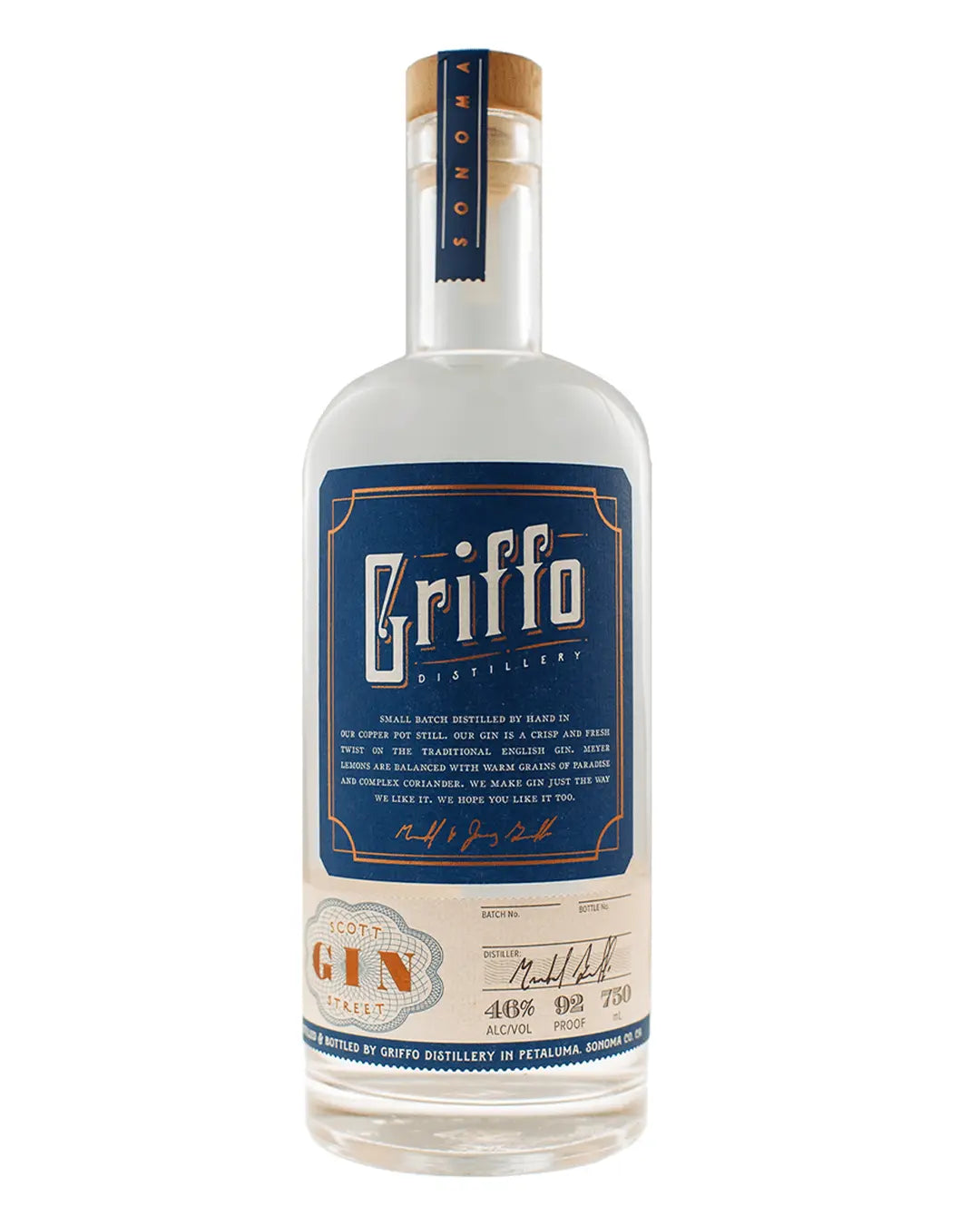 Griffo Scott Street Gin, 70 cl Gin 737212008271