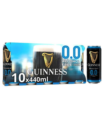 Guinness Draught Alcohol Free Beer, 10 x 440 ml Beer