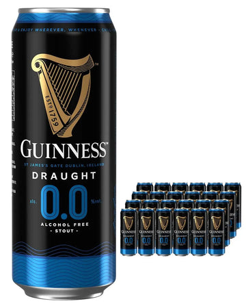 Guinness Draught Alcohol Free Beer, 24 x 440 ml Beer
