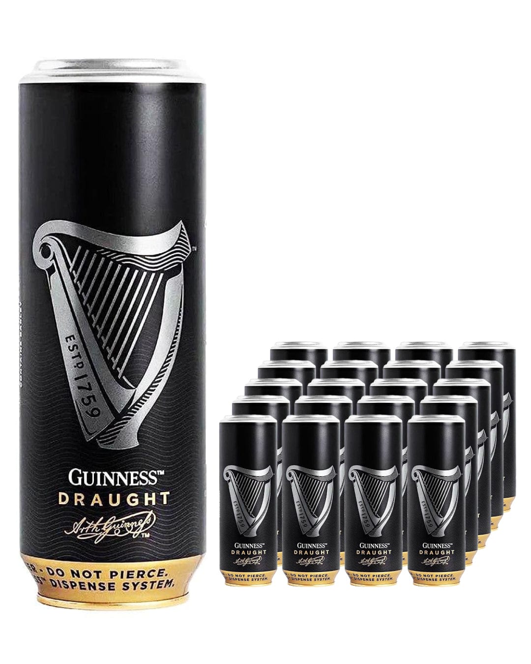 Micro Draft Guinness Original Micro Draught Can Multipack, 24 x 558 ml – The Bottle ...