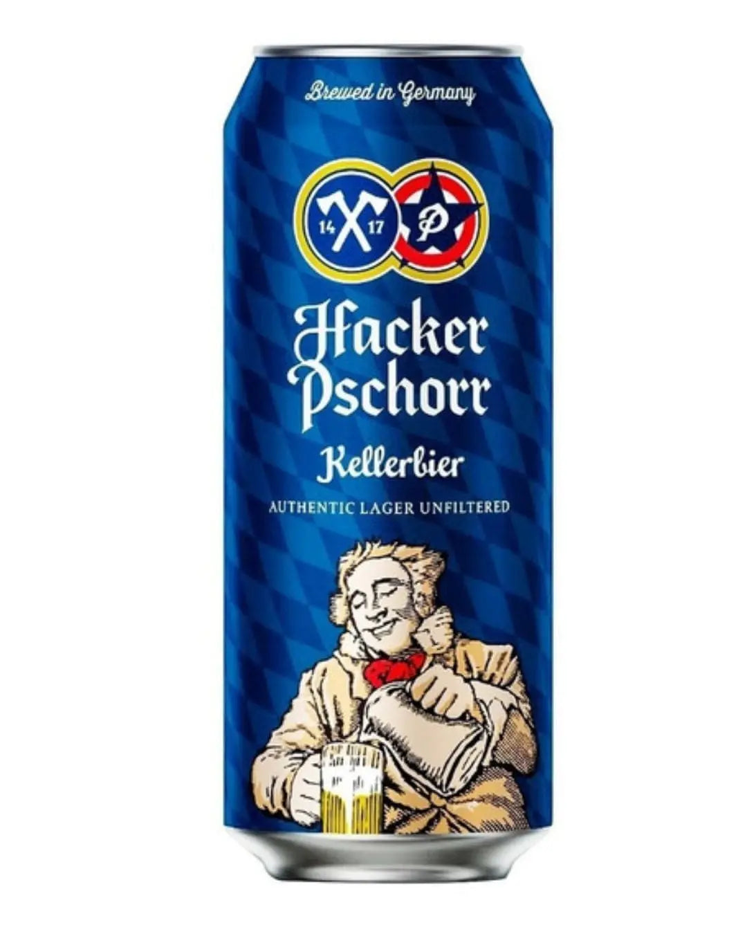 Hacker-Pschorr Kellerbier Pils Lager Beer Can, 500 ml Beer