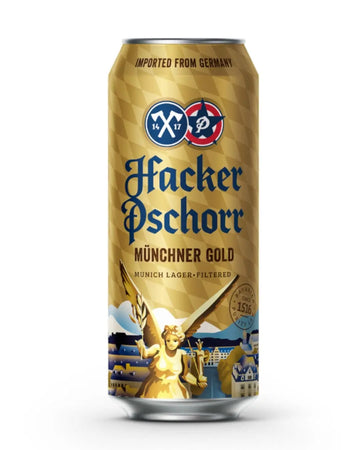Hacker-Pschorr Munchner Gold Beer Can, 500 ml Beer