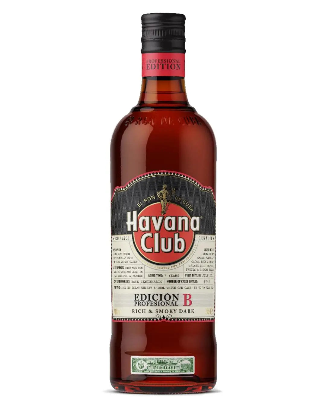 Havana Club Professional Edition B Rum, 70 cl Rum