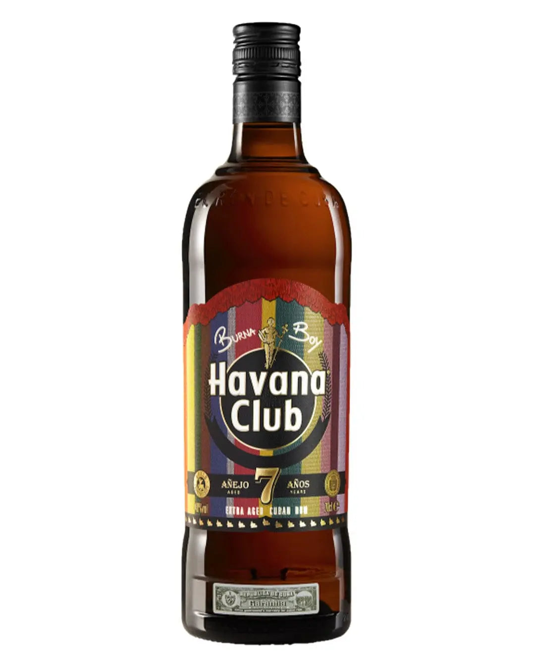 Havana Club X Burna Boy Edition Anejo 7 Year Rum, 70 cl Rum