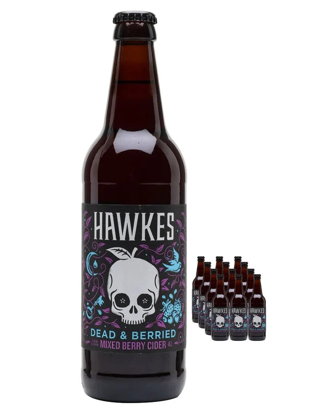 Hawkes Dead & Berried Cider Multipack, 12 x 500 ml Cider