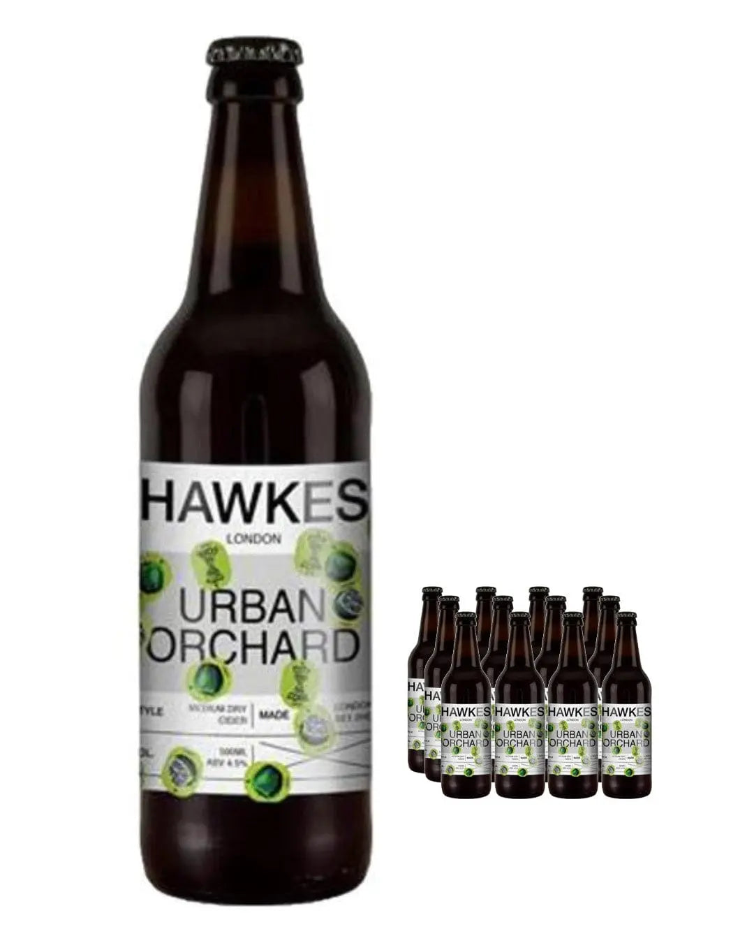 Hawkes Urban Orchard Cider Multipack, 12 x 500 ml Cider