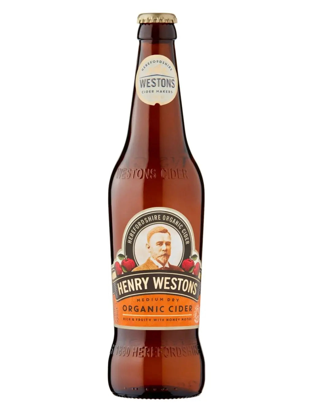 Henry Westons Organic Medium Dry Cider, 500 ml Cider