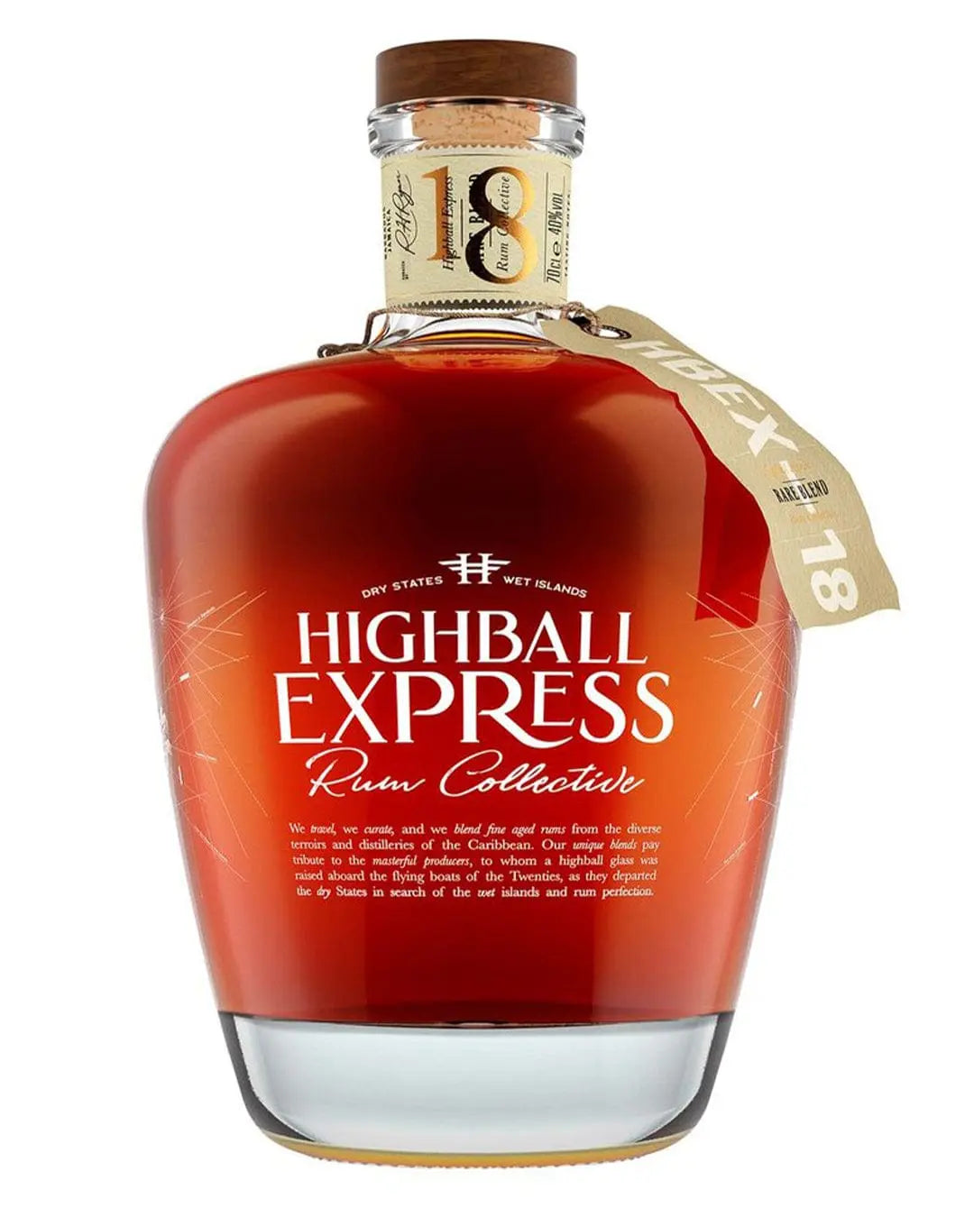Highball Express Rare Blend 18 Year Old Rum, 70 cl Rum 5060434133496