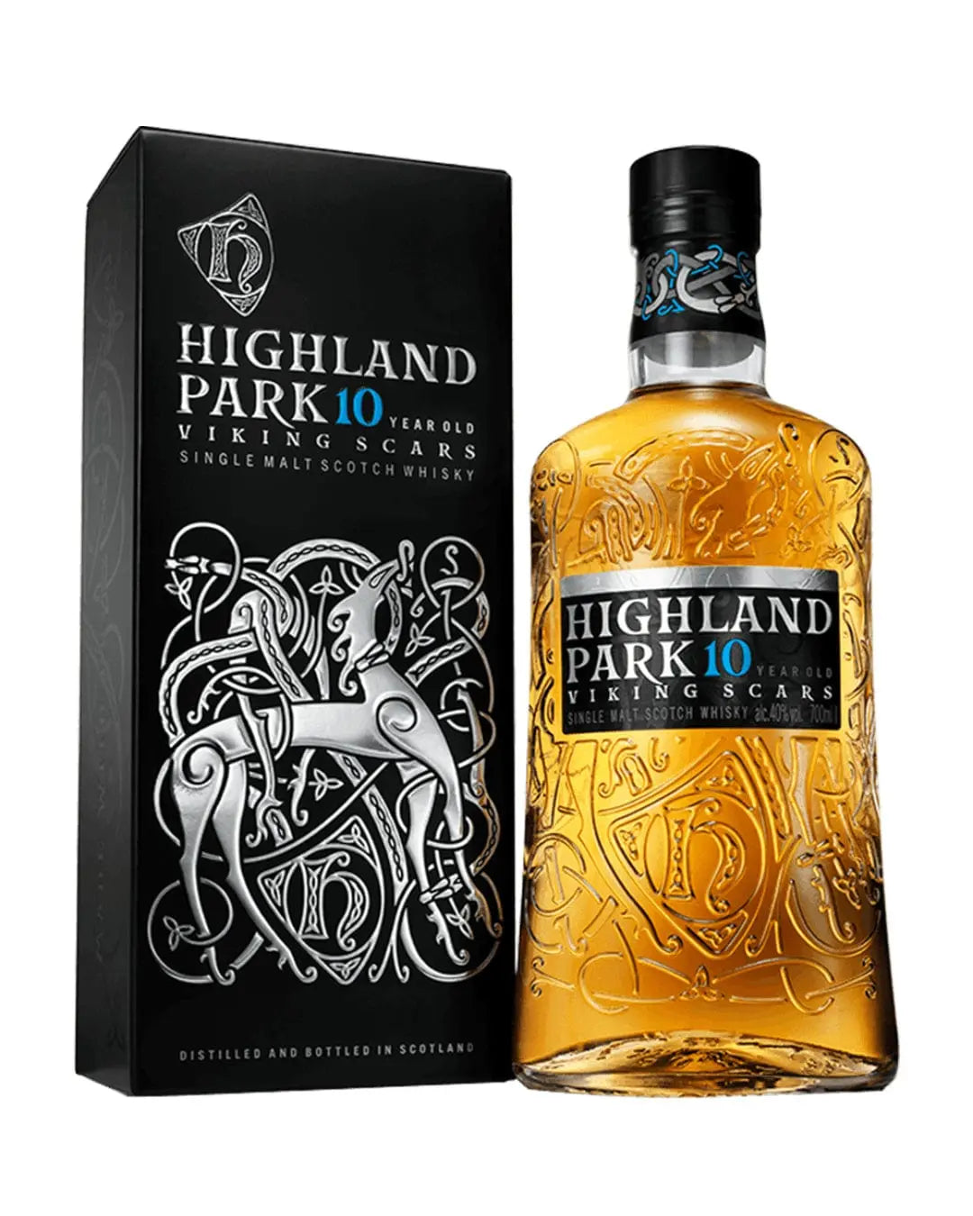 Highland Park 10 Year Old Viking Scars Whisky, 70 cl Whisky