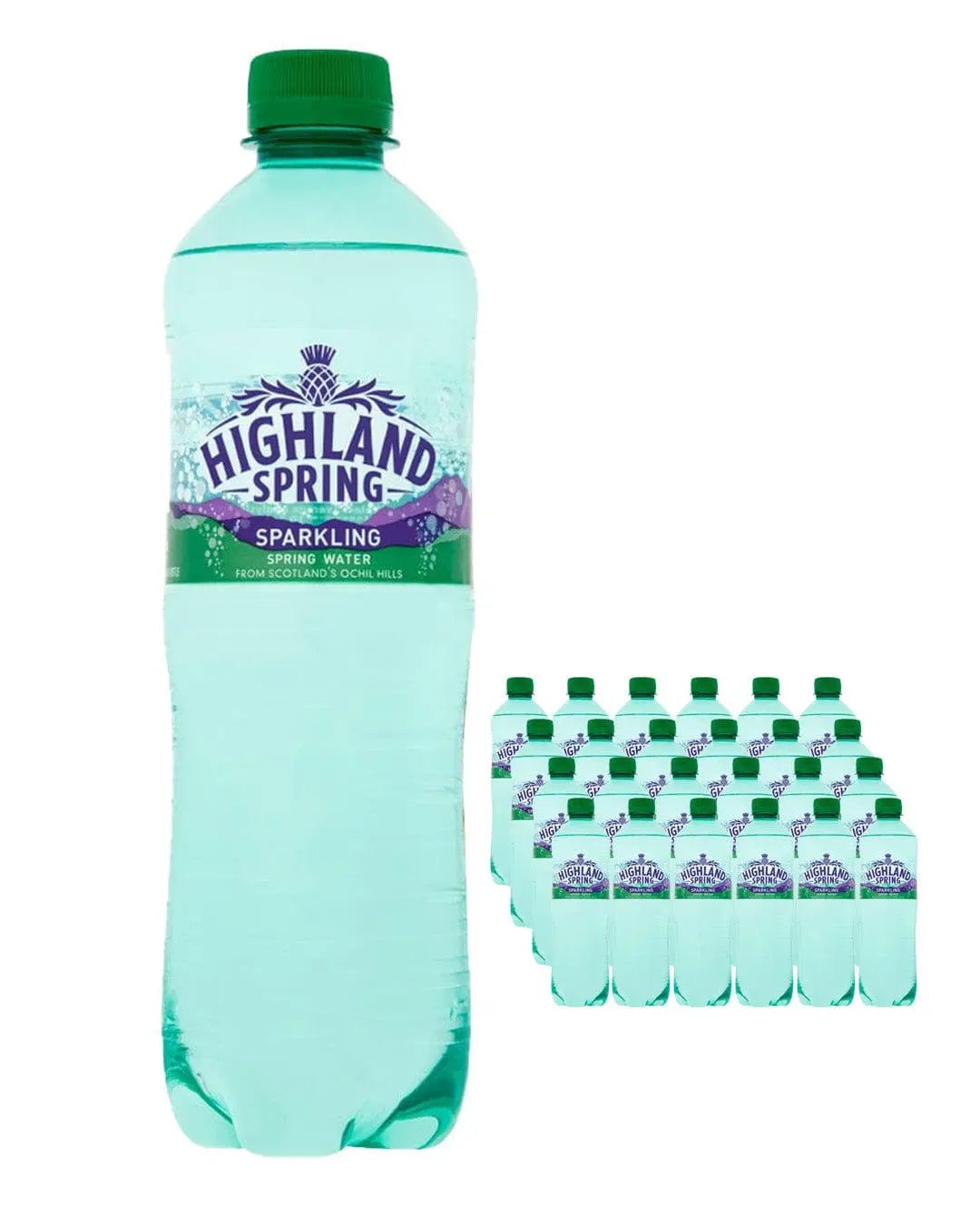 Highland Spring Sparkling Mineral Water Multipack, 24 x 500 ml Water