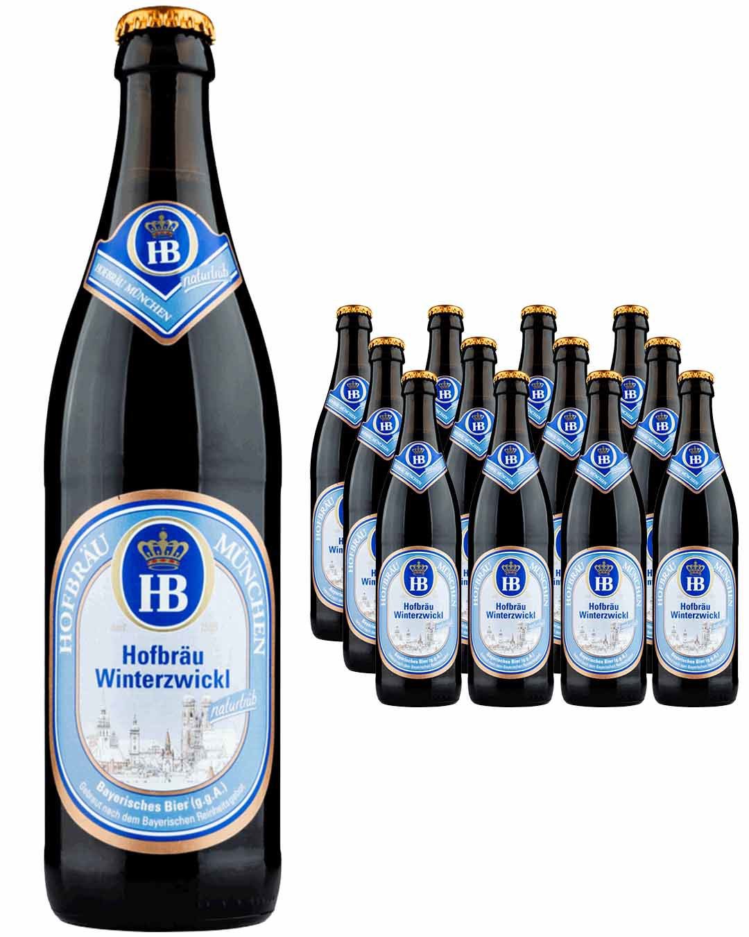 Hofbrau Winterzwickl Beer Multipack, 12 x 500 ml beer