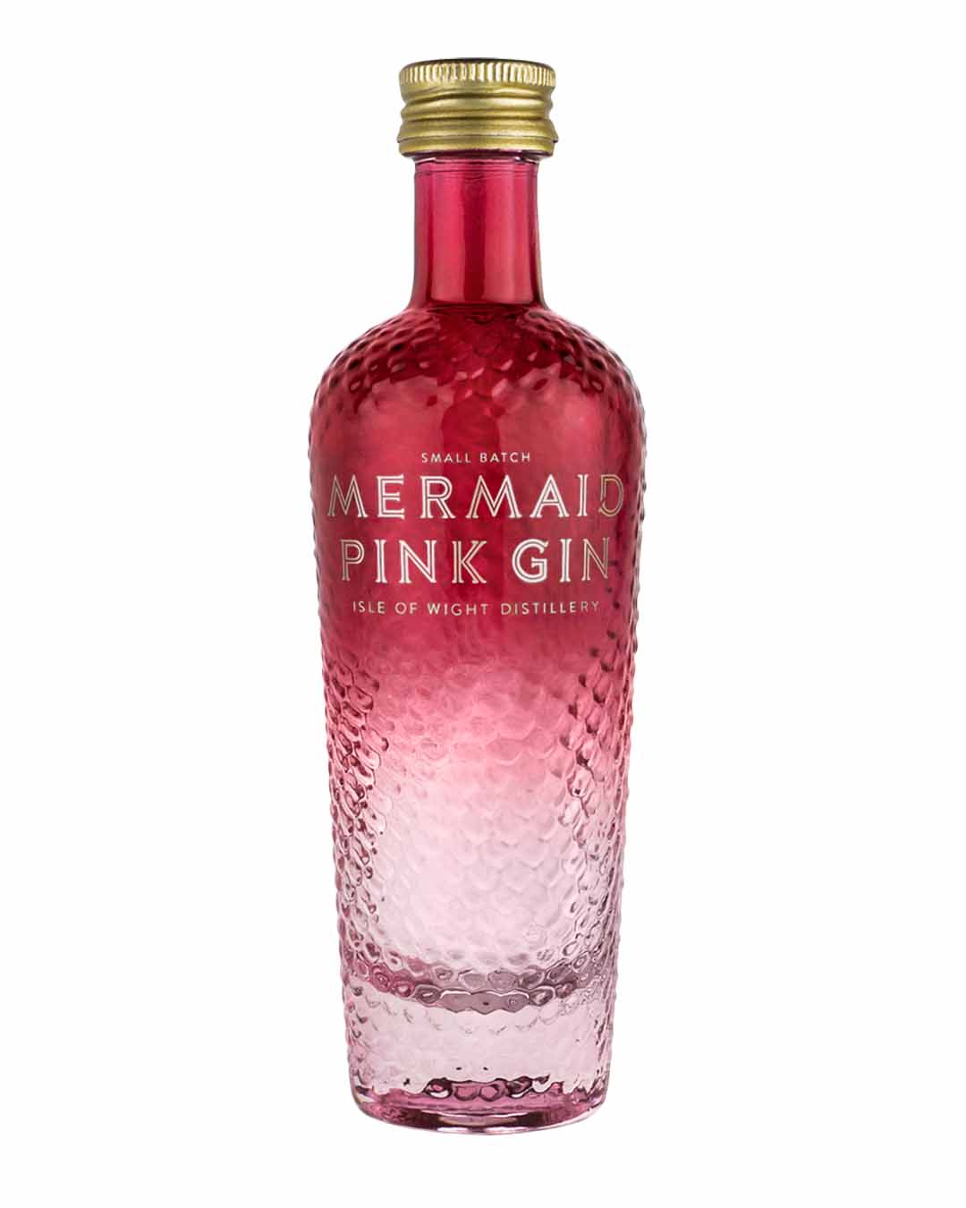 Isle of Wight Distillery Mermaid Pink Gin Miniature, 5 cl Spirit Miniatures