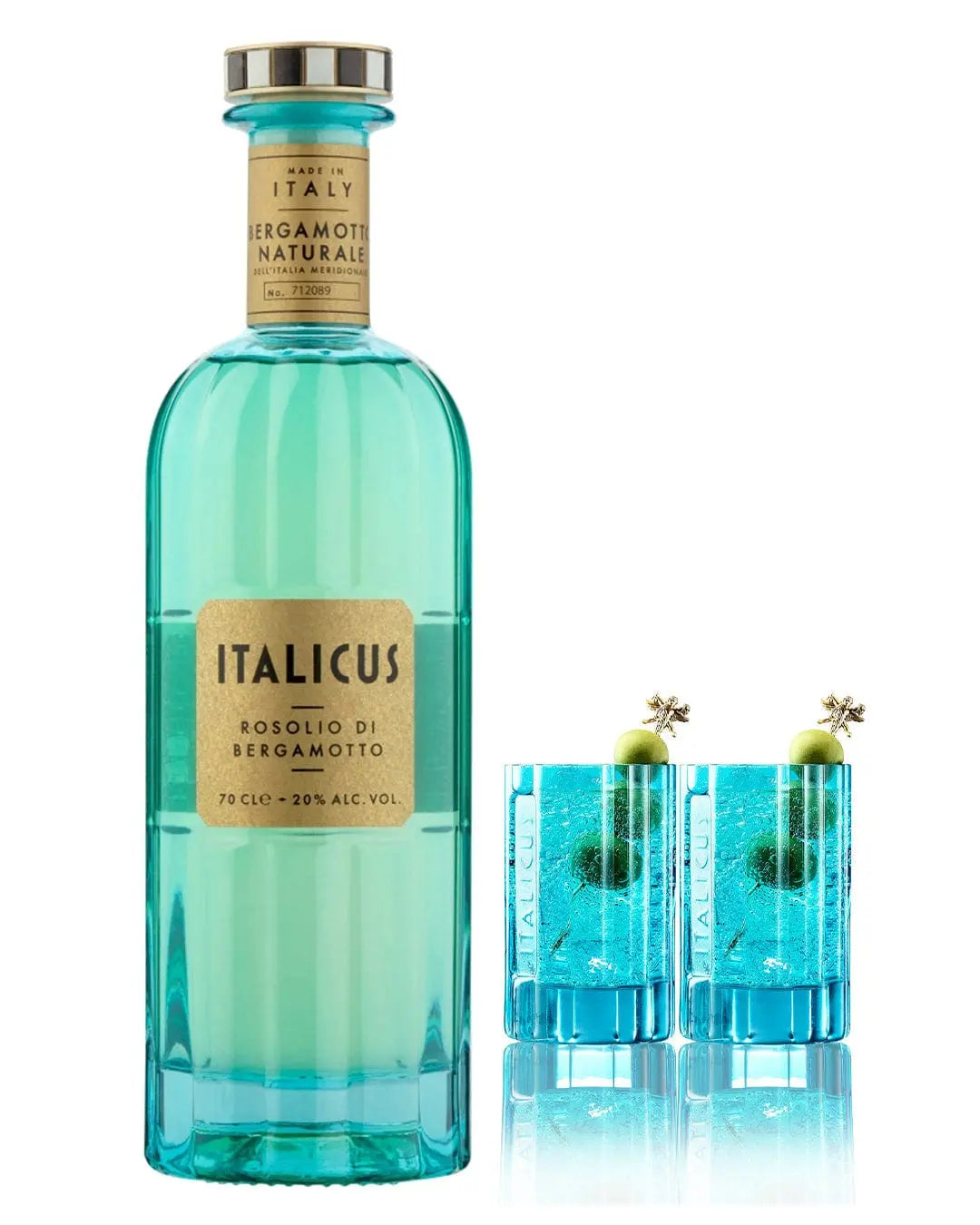 Italicus Rosolio di Bergamotto Liqueur with 2 Complimentary Glasses, 70 cl Liqueurs & Other Spirits