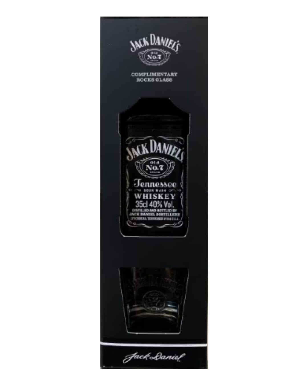 Jack Daniel's Tennessee Whiskey With Rocks Glass Gift Set, 35 cl – The ...