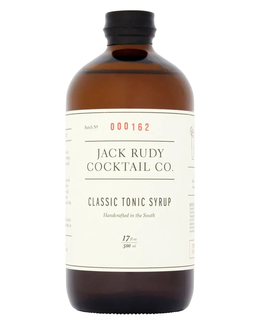Jack Rudy Classic Tonic Syrup, 50 cl Tonics