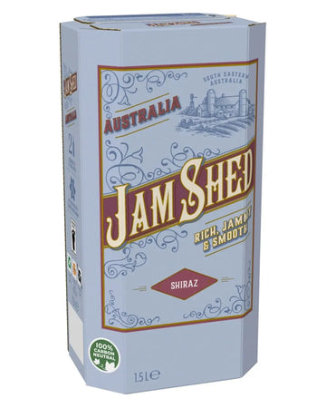 Jam Shed Shiraz Bag in Box, 1.5 L Red Wine