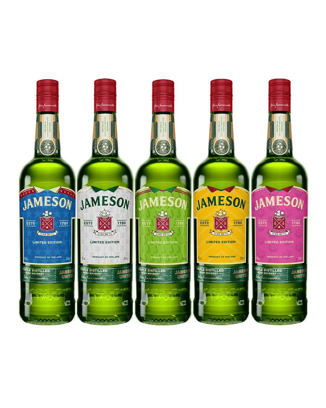 Jameson United Limited Edition Dream Team Whisky Case, 6 x 70 cl Whisky