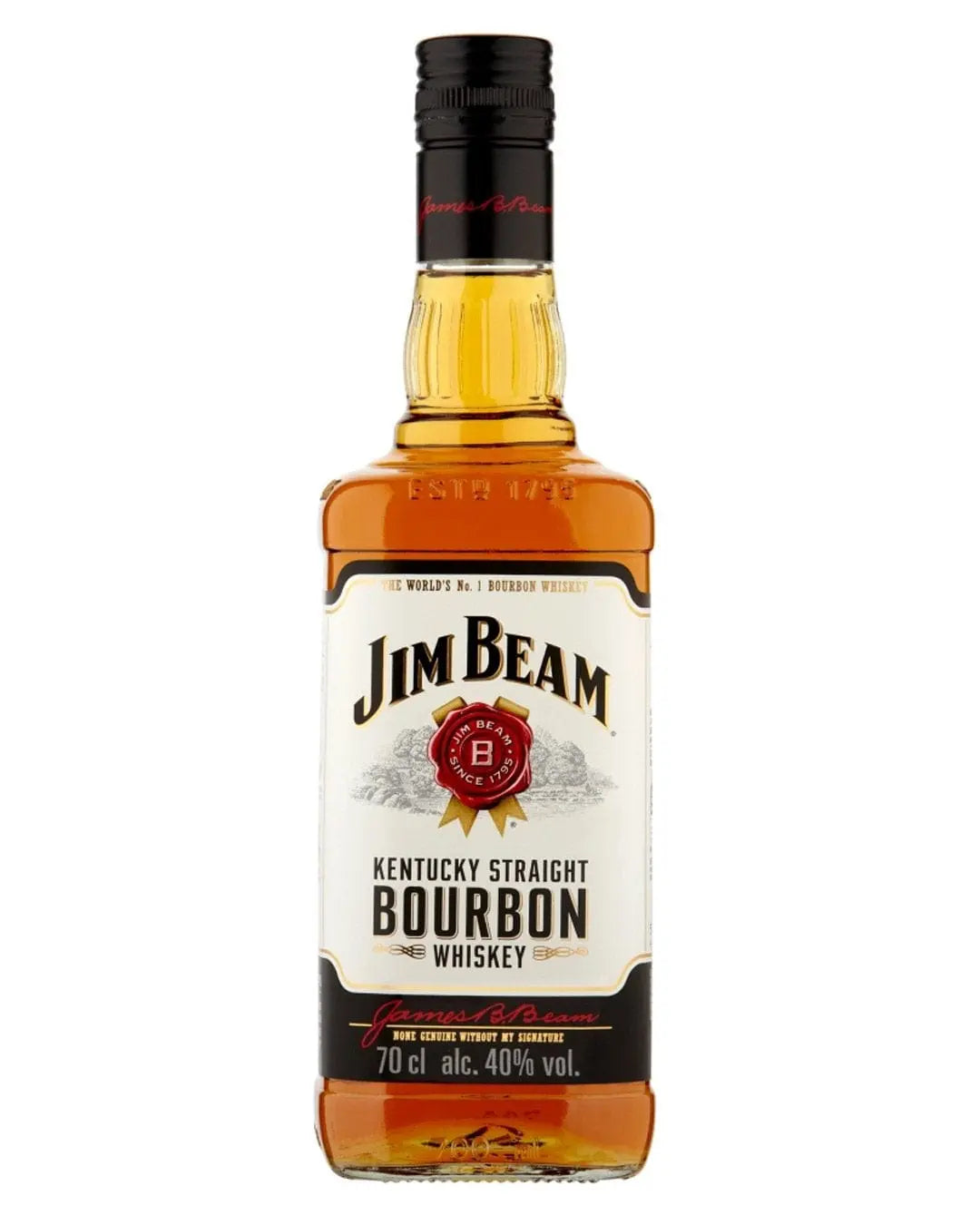 Jim Beam Bourbon Whiskey, 70 cl Whisky 5010196091008
