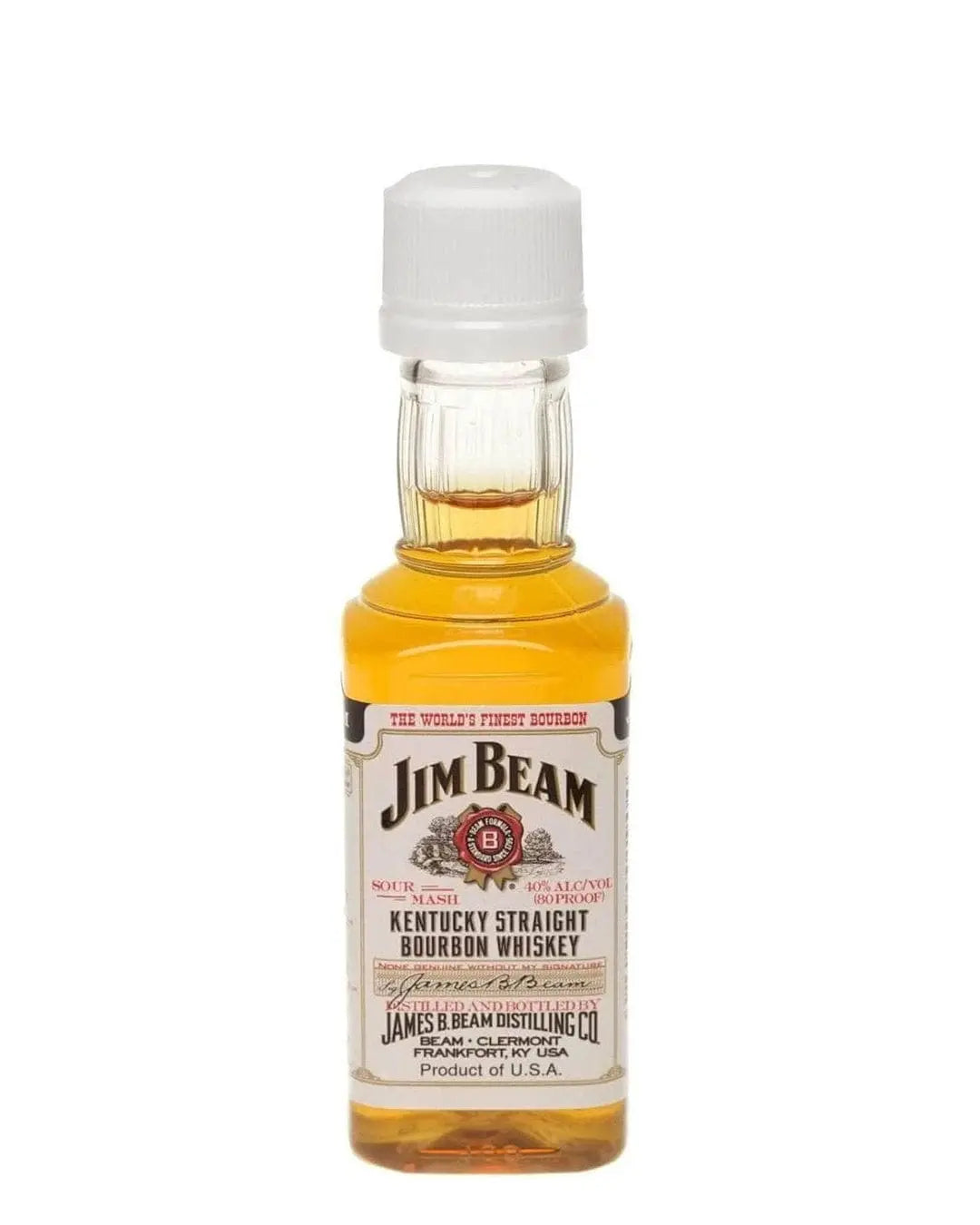 Jim Beam Bourbon Whiskey Miniature, 5 cl Spirit Miniatures 80686001904