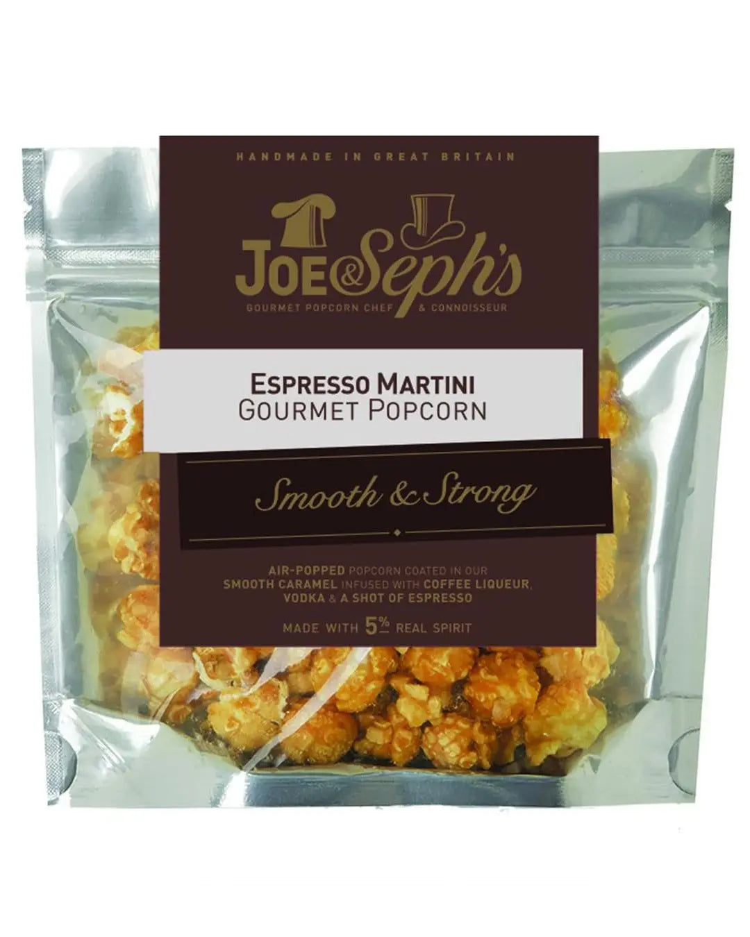 Joe & Seph's Espresso Martini Popcorn Pouch, 32 g Popcorn 0708022178591