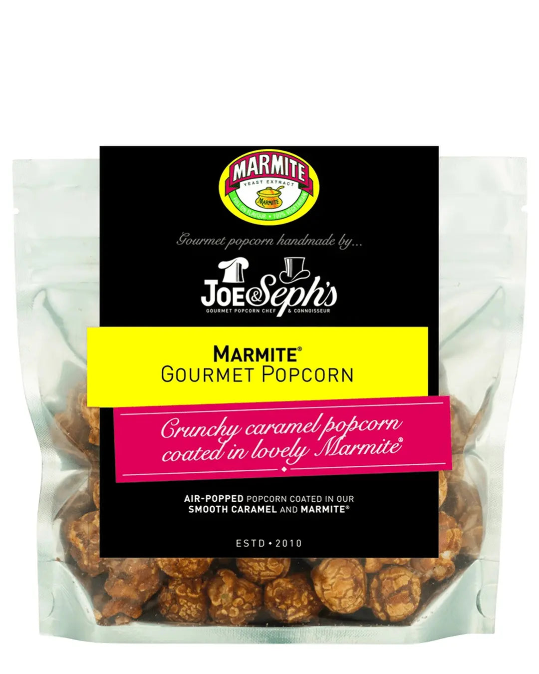 Joe & Seph's Marmite Popcorn Pouch, 30 g Popcorn 0708022176641