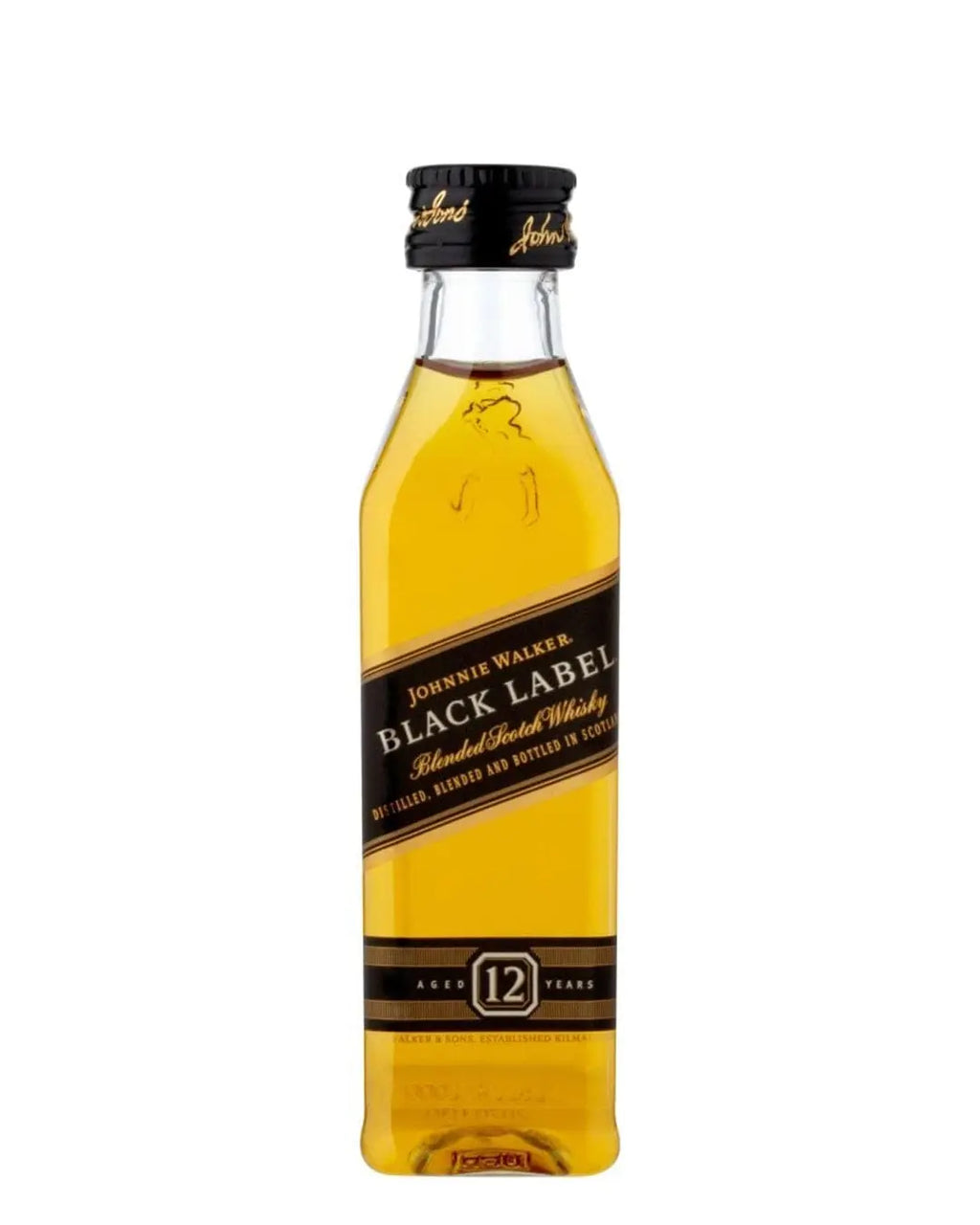 Buy Johnnie Walker Black Label Whisky Miniature, 5 cl Online | The
