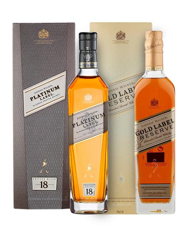 Johnnie Walker Precious Metals Whisky Duo, 2 x 70 cl whisky