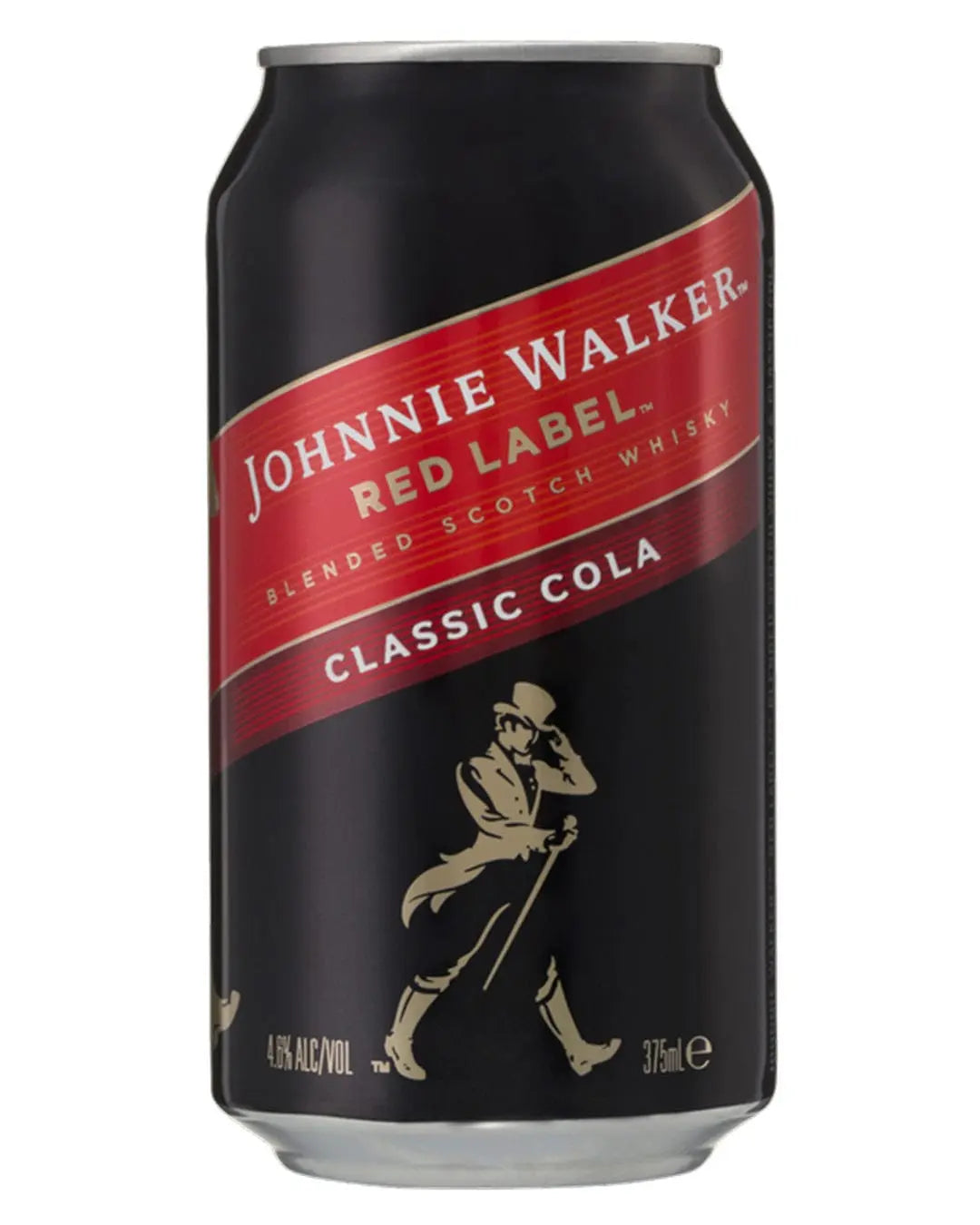 Johnnie Walker Red Label And Cola Premixed, 330 ml Ready Made Cocktails