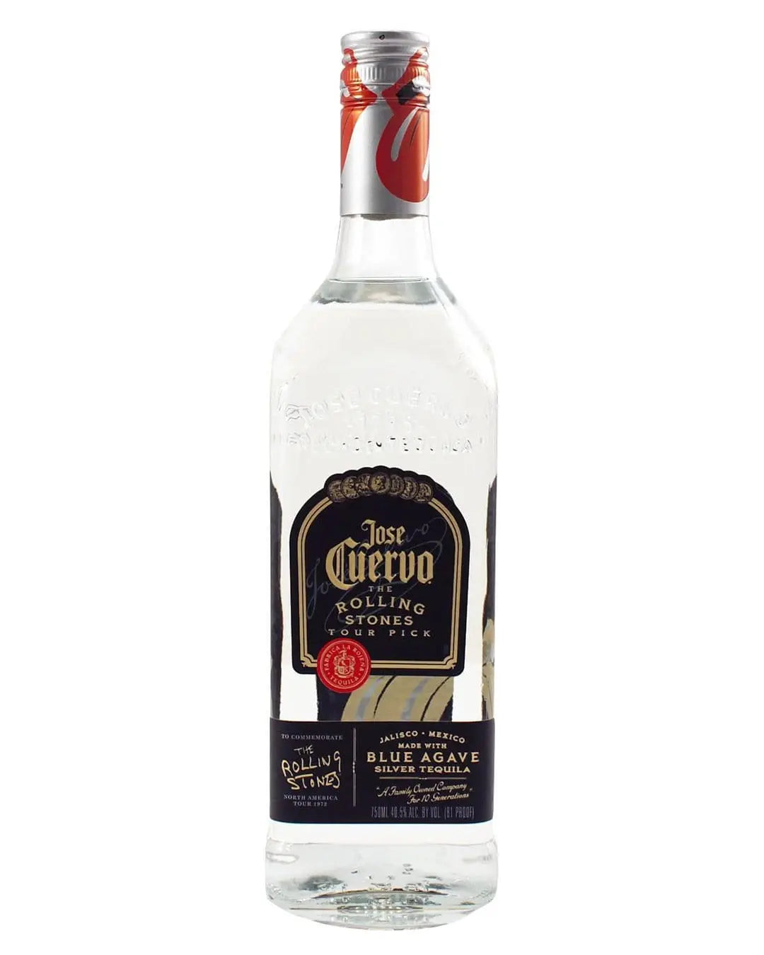 Jose Cuervo Silver Rolling Stones Tequila, 75 cl The Bottle Club