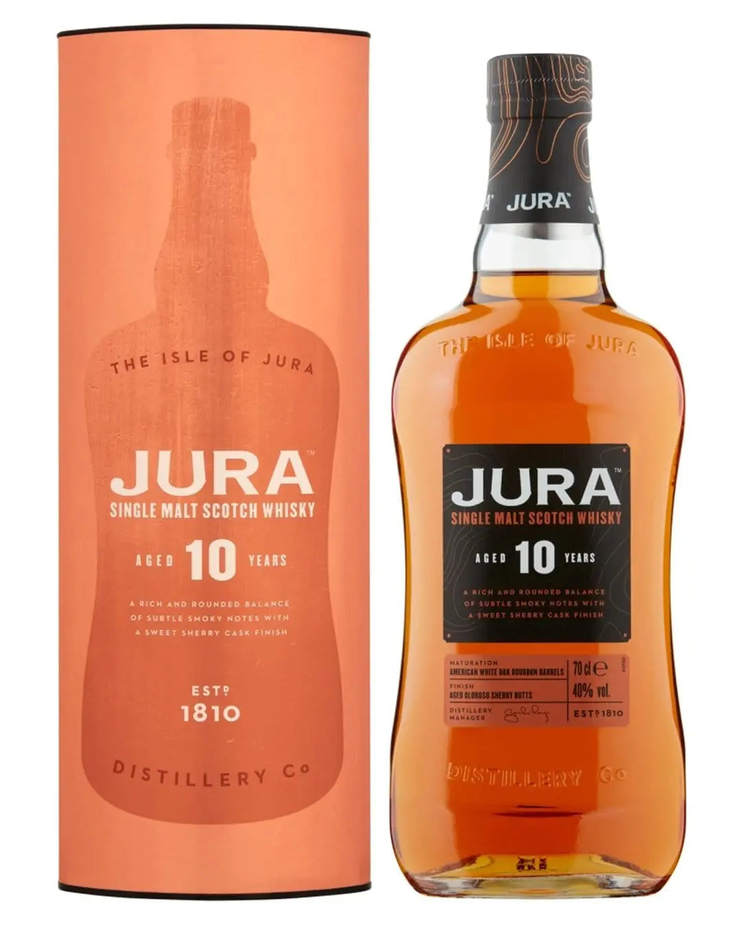 Jura 10 Year Old Whisky, 70 cl Whisky 5014366080946