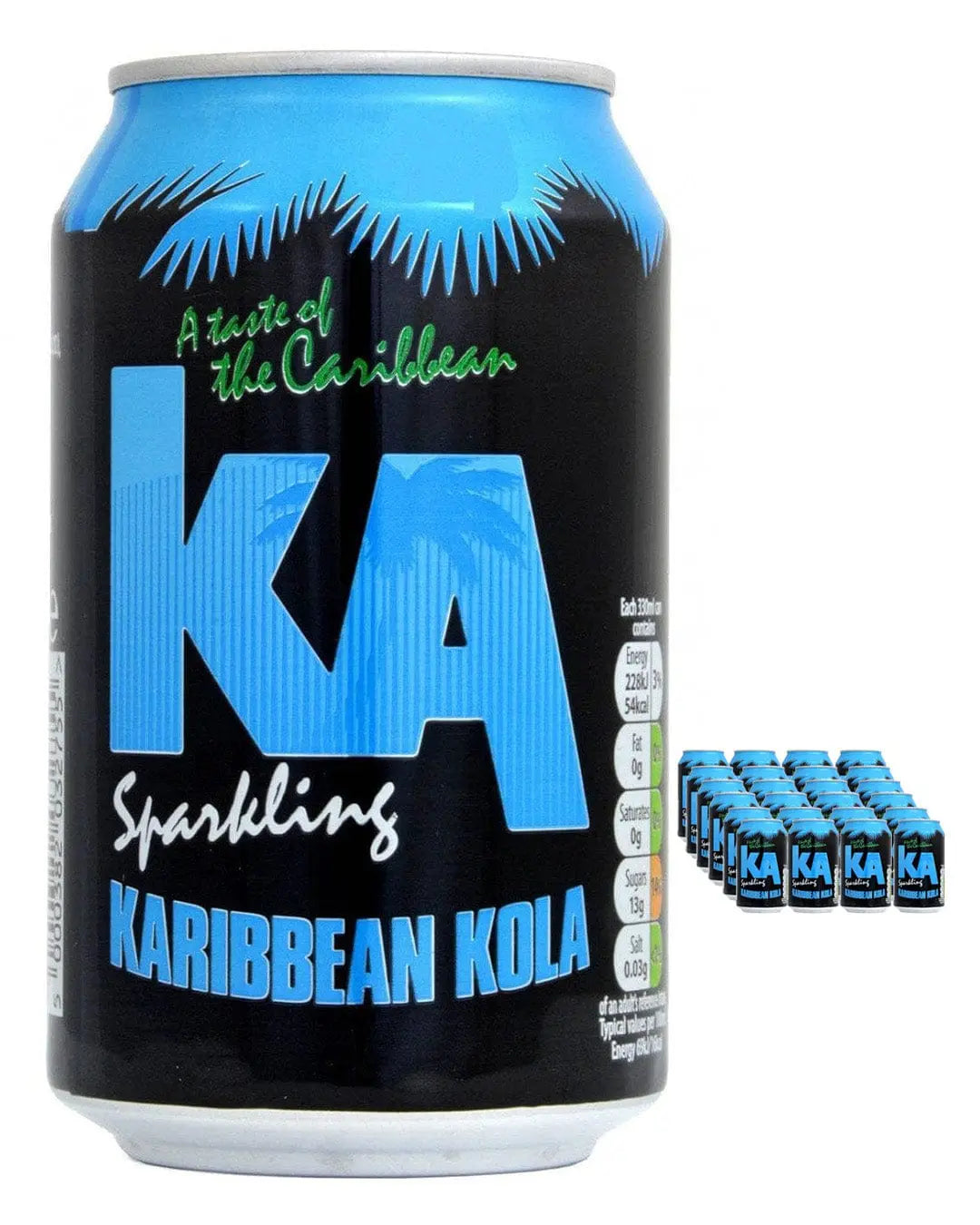KA Sparkling Karibbean Kola Fizzy Drink Multipack, 24 x 330 ml Soft Drinks & Mixers