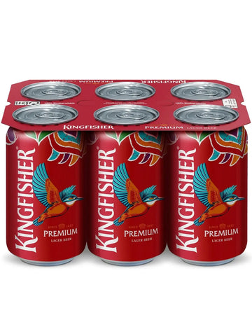 Kingfisher Premium Lager Beer Can Multipack, 6 x 330 ml Beer