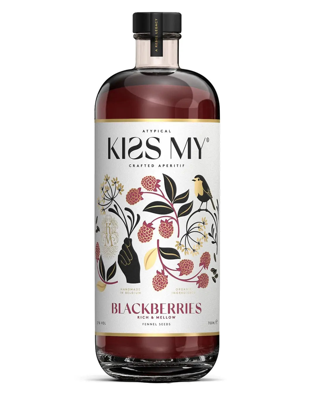Kiss My Blackberries Crafted Aperitif, 70 cl Liqueurs & Other Spirits 5419980041340