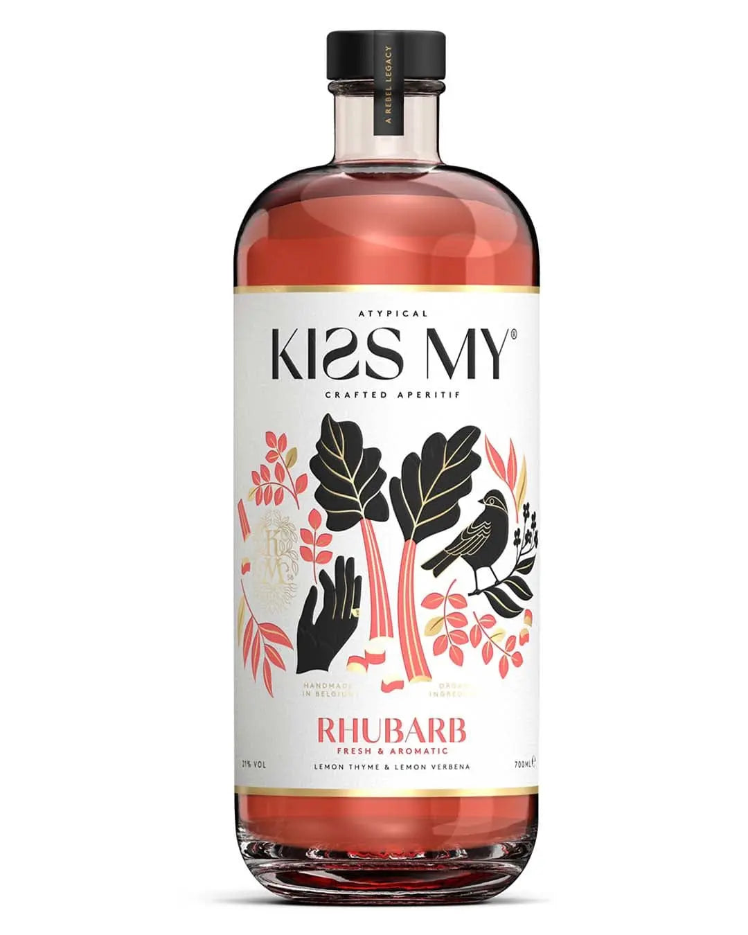 Kiss My Rhubarb Crafted Aperitif, 70 cl Liqueurs & Other Spirits