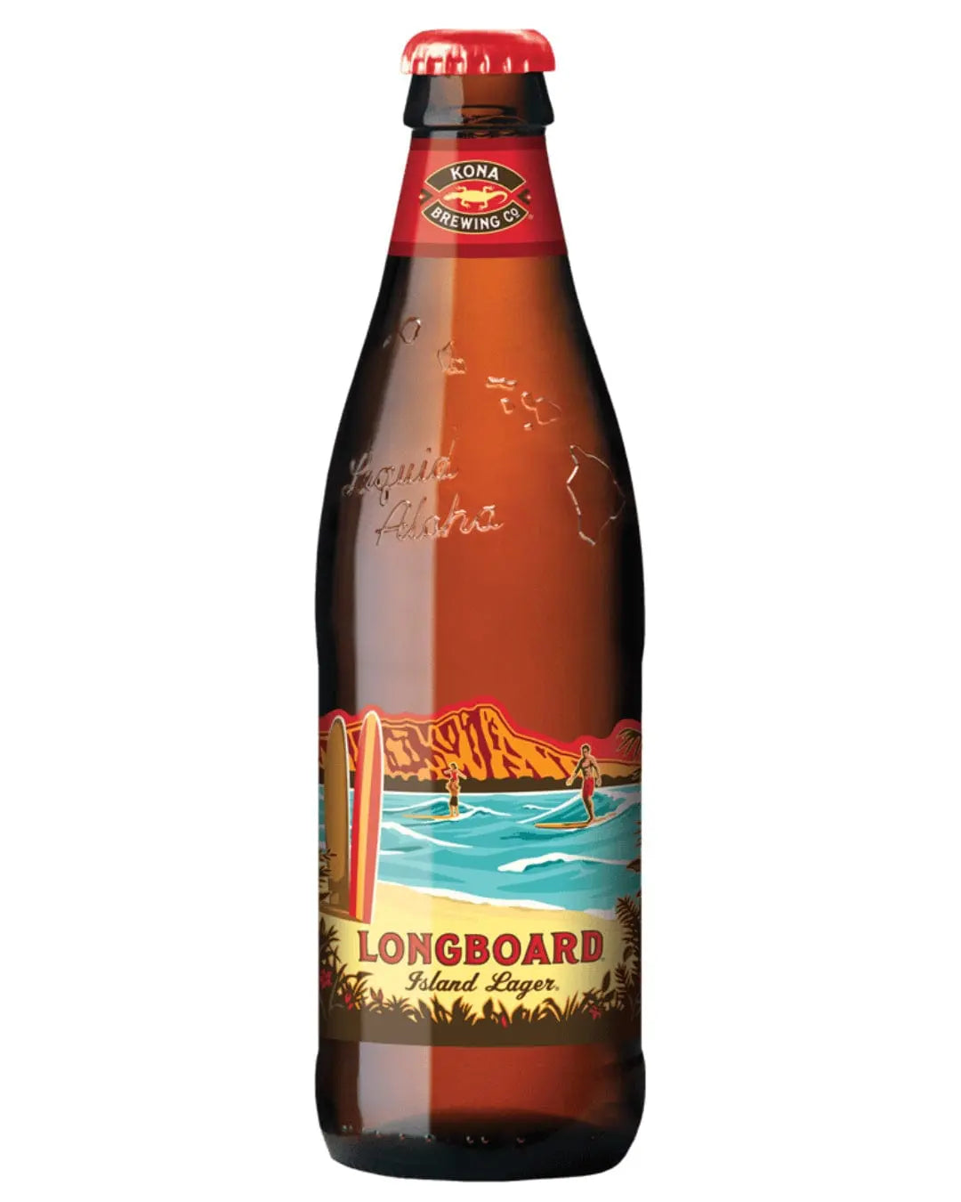Kona Longboard Lager Bottle, 355 ml Beer 796030214943